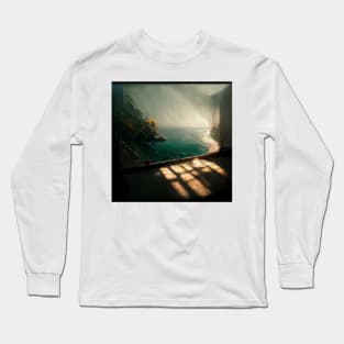 Golden sun on the Amalfi Coast III Long Sleeve T-Shirt